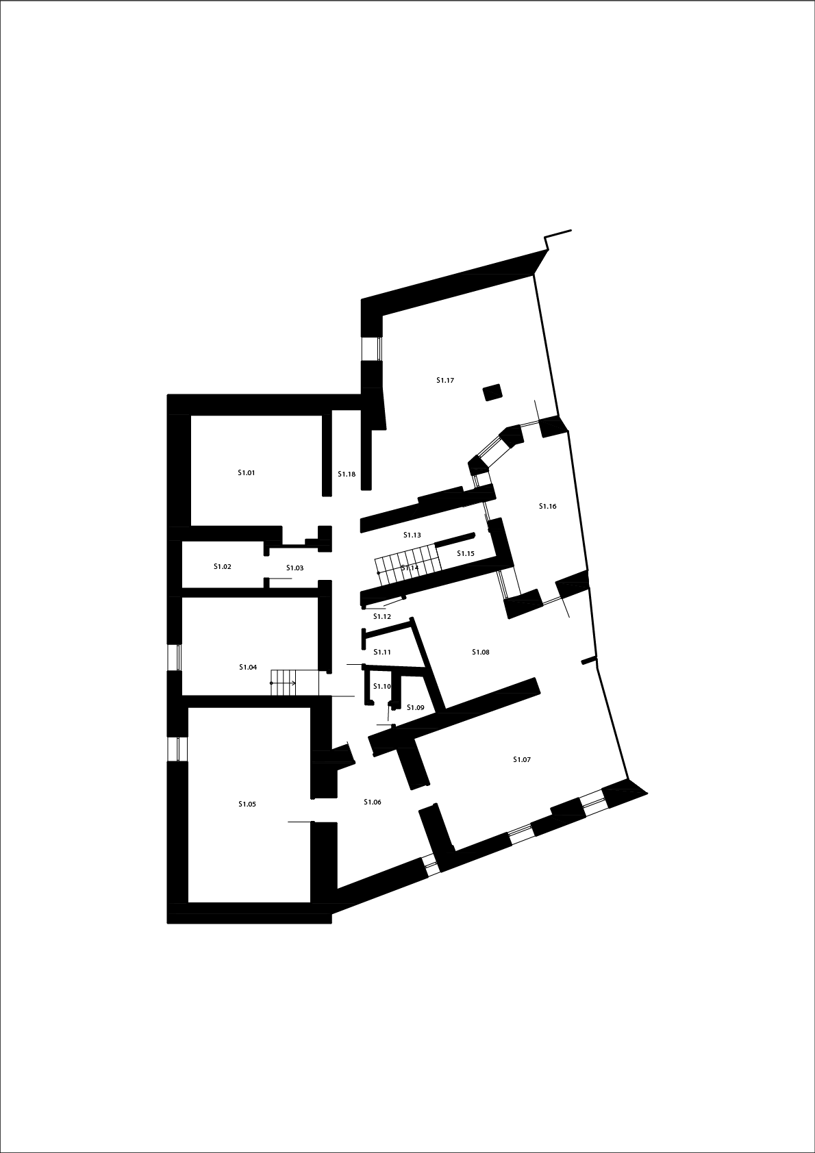 Pôdorys 1. PP