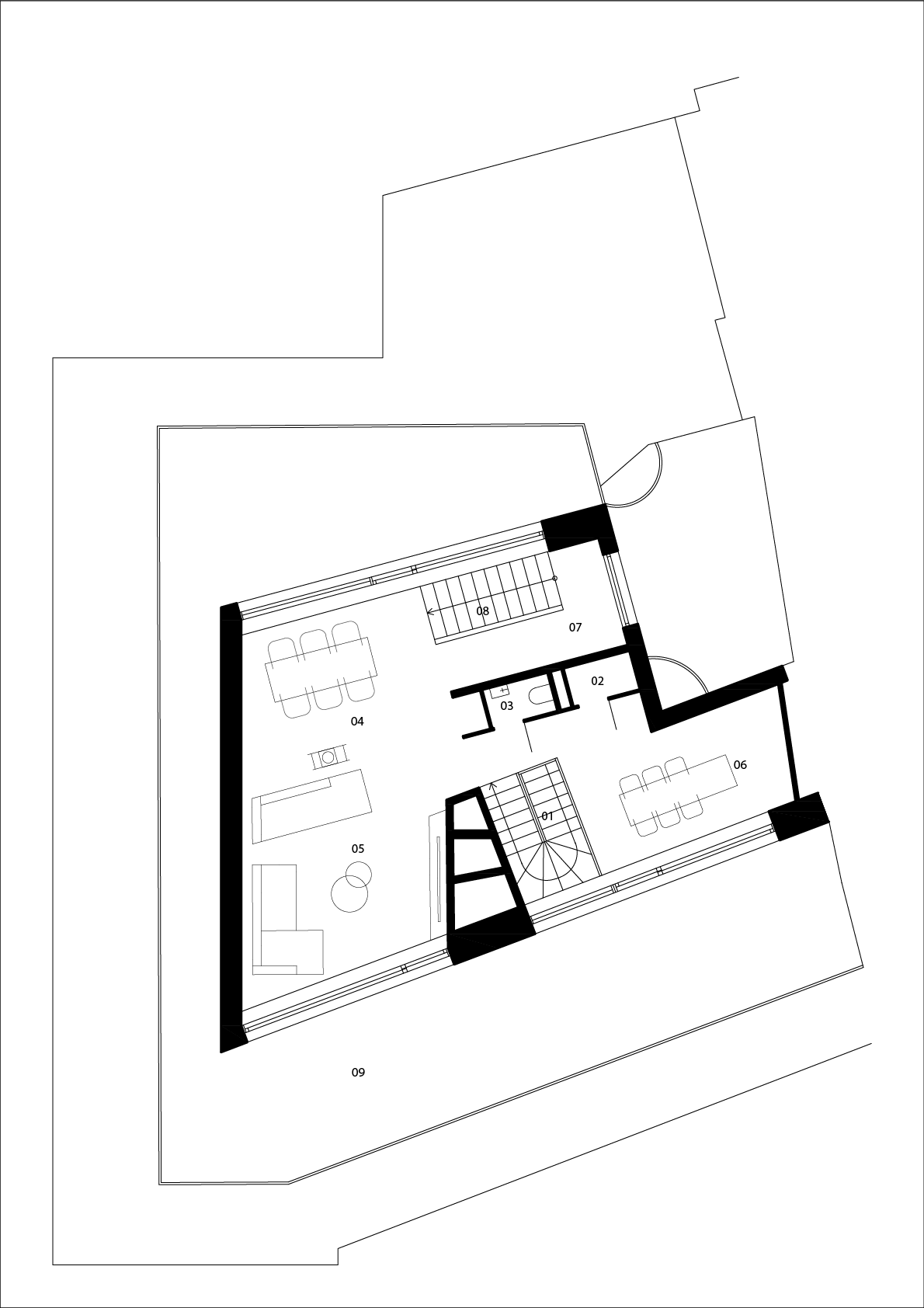 Pôdorys 5. poschodia
